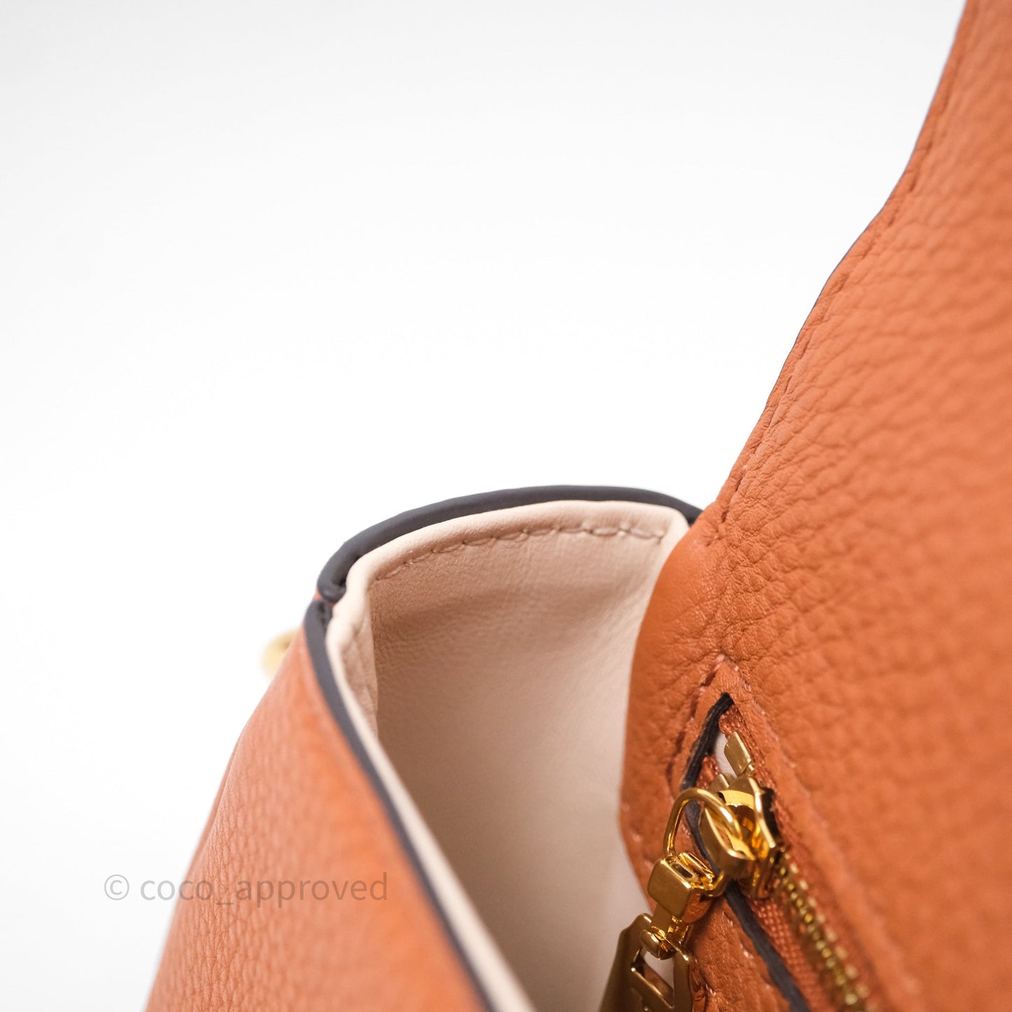Louis Vuitton Pont 9 Soft PM Brown Grained Calfskin Gold Hardware