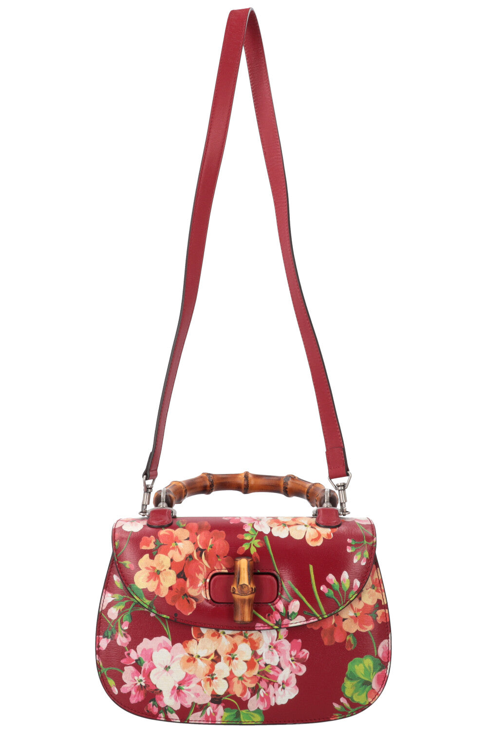 Luxury Gucci Trending 2025 Bamboo 1947 Top Handle Bag Floral