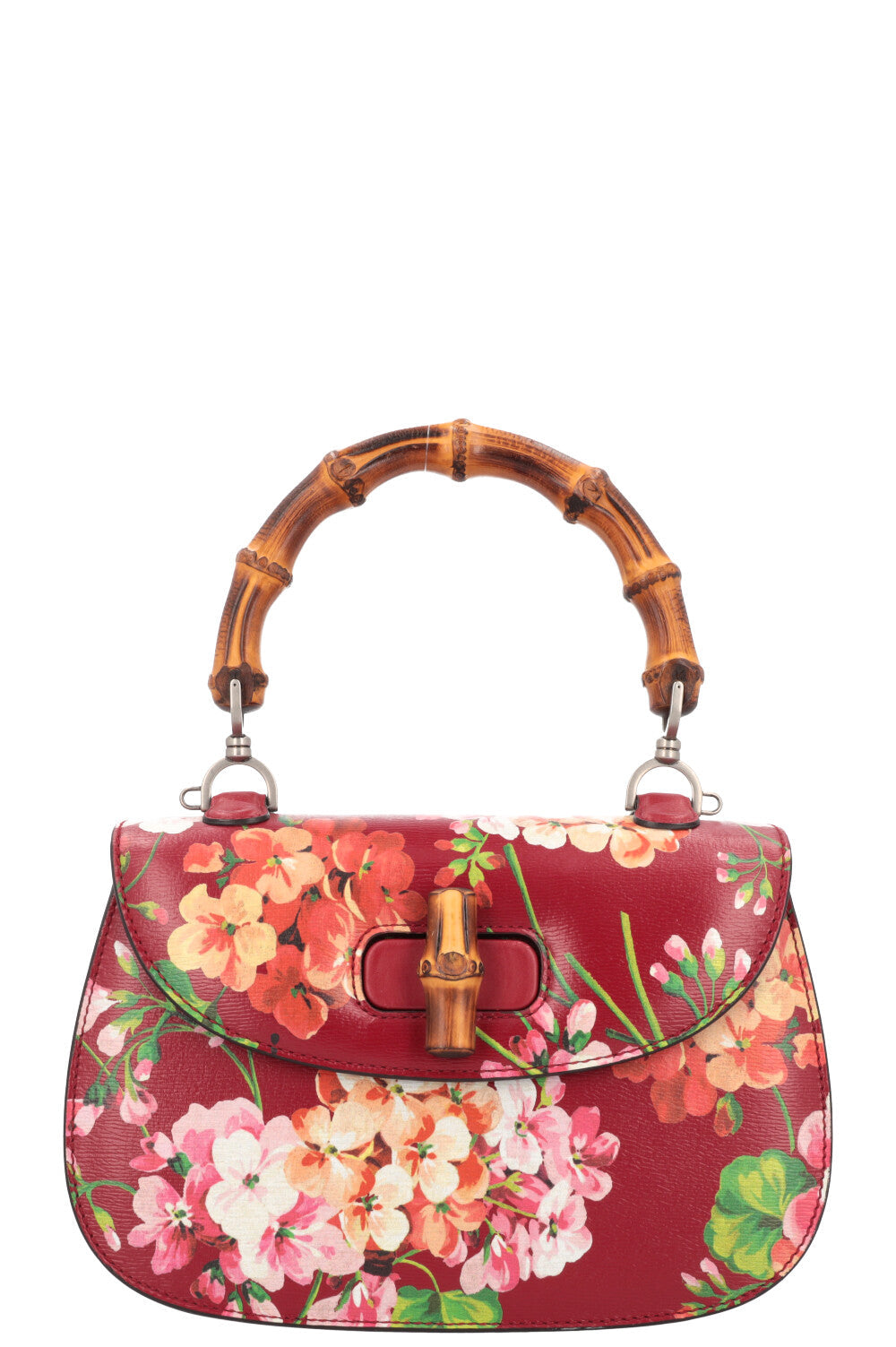 Luxury Gucci Trending 2025 Bamboo 1947 Top Handle Bag Floral