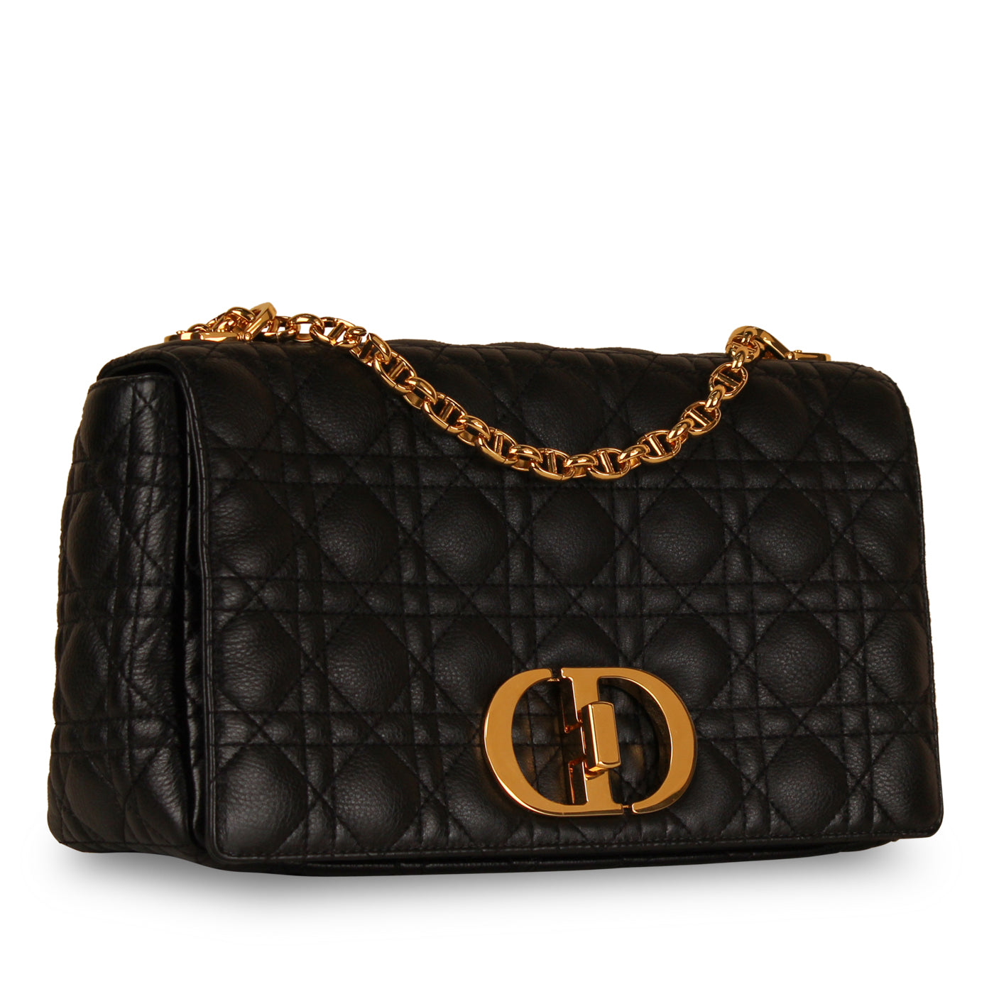 Luxury Dior Caro Bag - Large