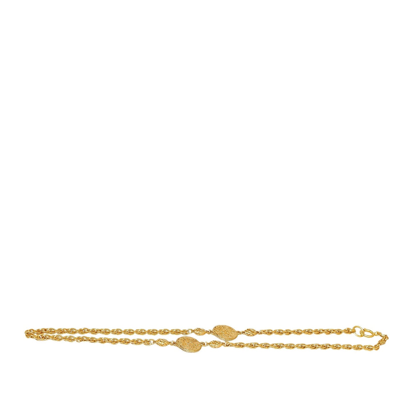 Luxury Chanel CC Medallion Necklace Costume Necklace