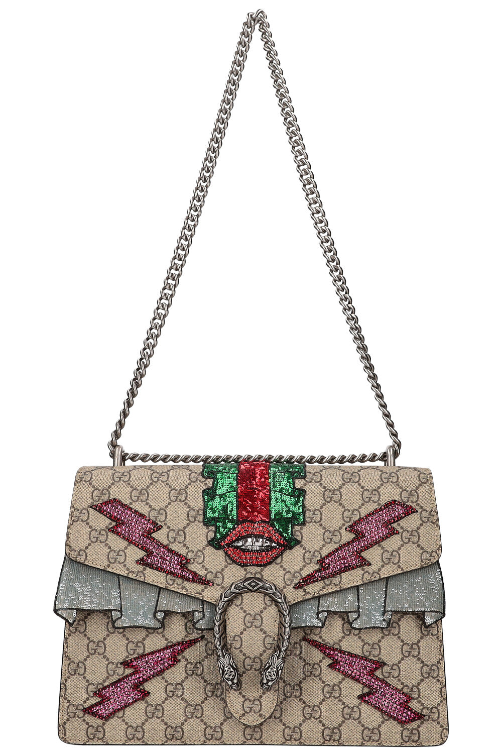 Luxury Gucci Trending 2025 Dionysus Supreme Canvas Crossbody Bag