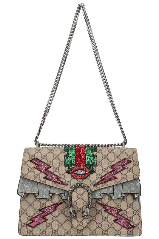 Luxury Gucci Trending 2025 Dionysus Supreme Canvas Crossbody Bag
