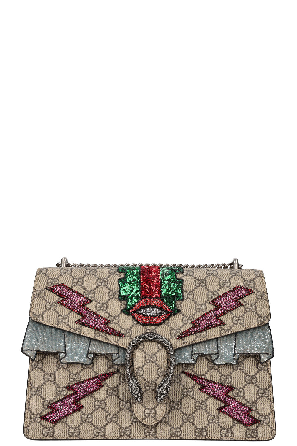 Luxury Gucci Trending 2025 Dionysus Supreme Canvas Crossbody Bag