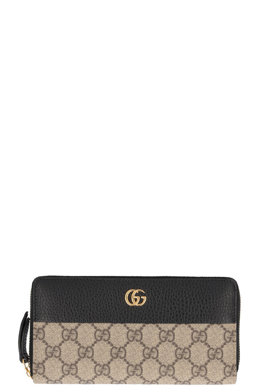 Luxury Gucci Trending 2025 GG Marmont Zip Around Wallet