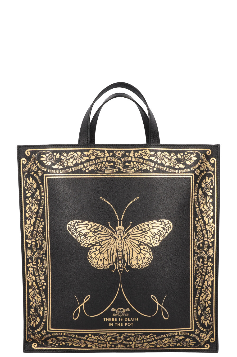 Luxury Gucci Trending 2025 Tote Butterfly Convertible Black