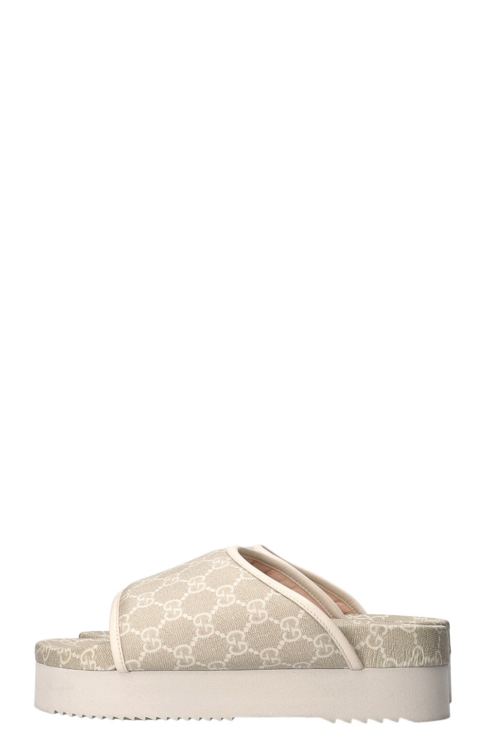 Luxury Gucci Trending 2025 GG Print Open Toe Slides Sand
