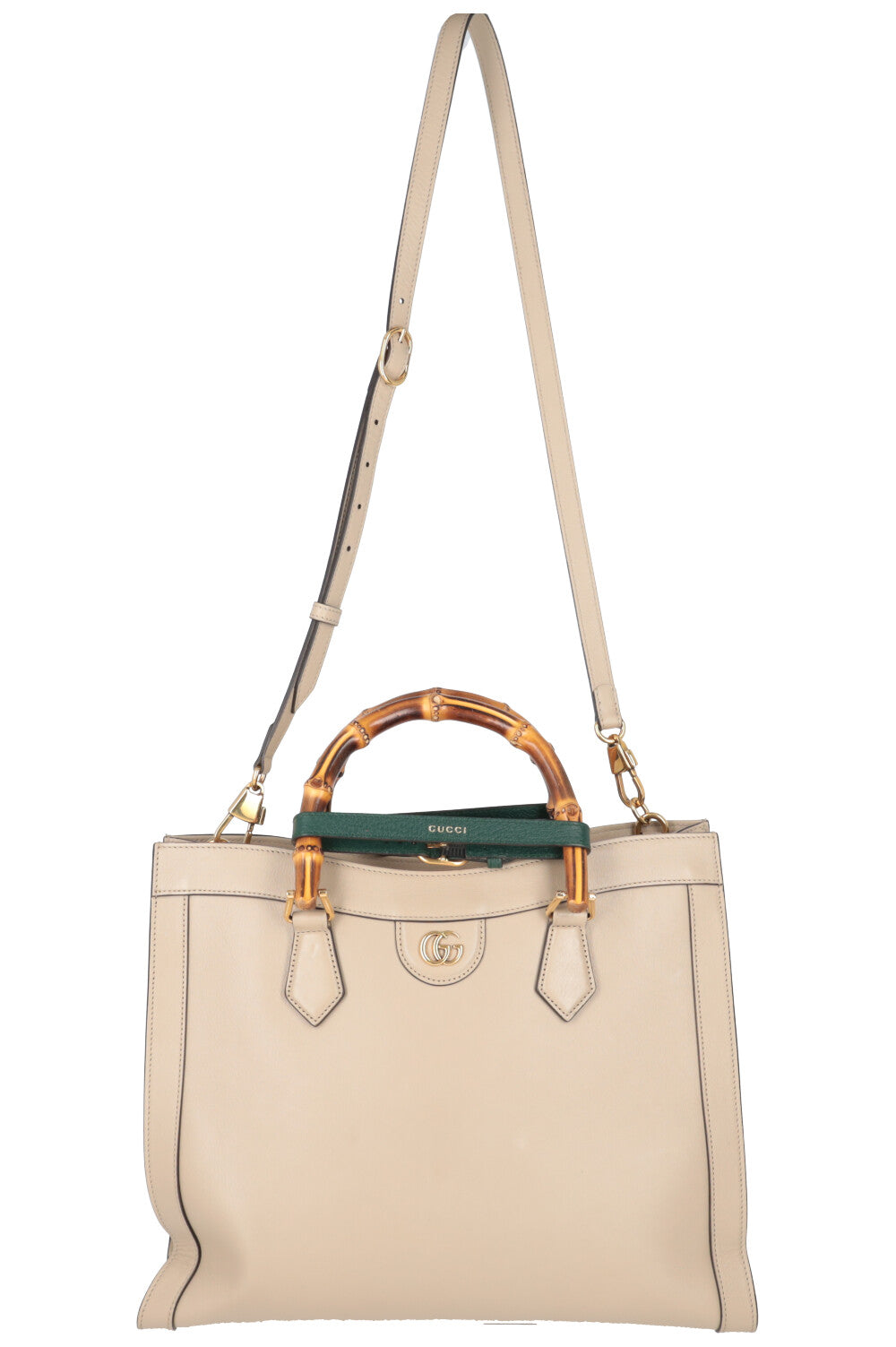 Luxury Gucci Trending 2025 Diana Medium Tote Bag Leather Beige