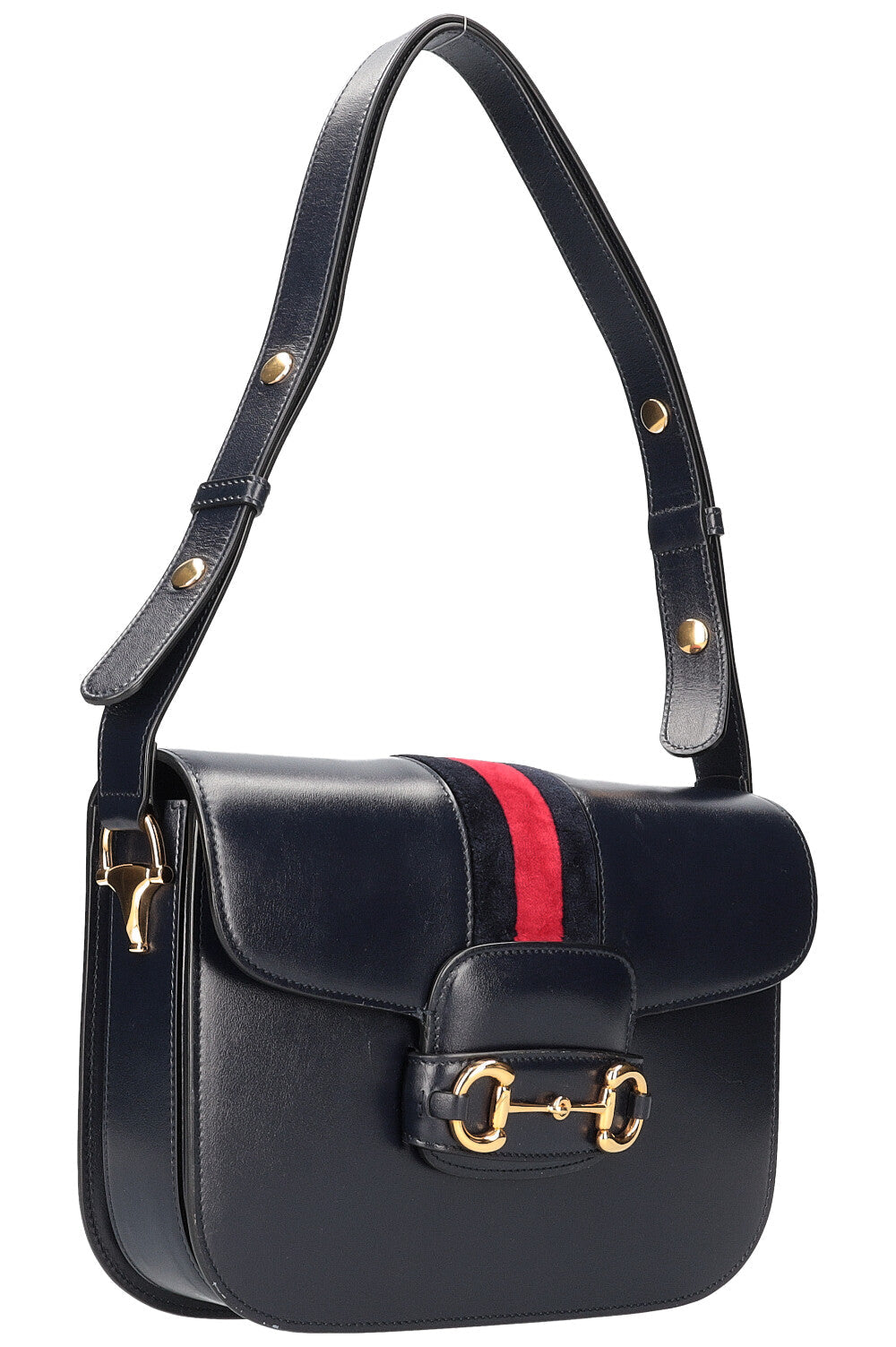 Luxury Gucci Trending 2025 Horsebit 1955 Shoulder Bag with Velvet Trim