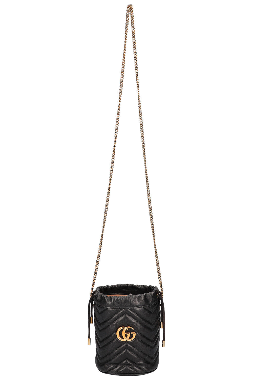 Luxury Gucci Trending 2025 Marmont Mini Bucket Bag Black
