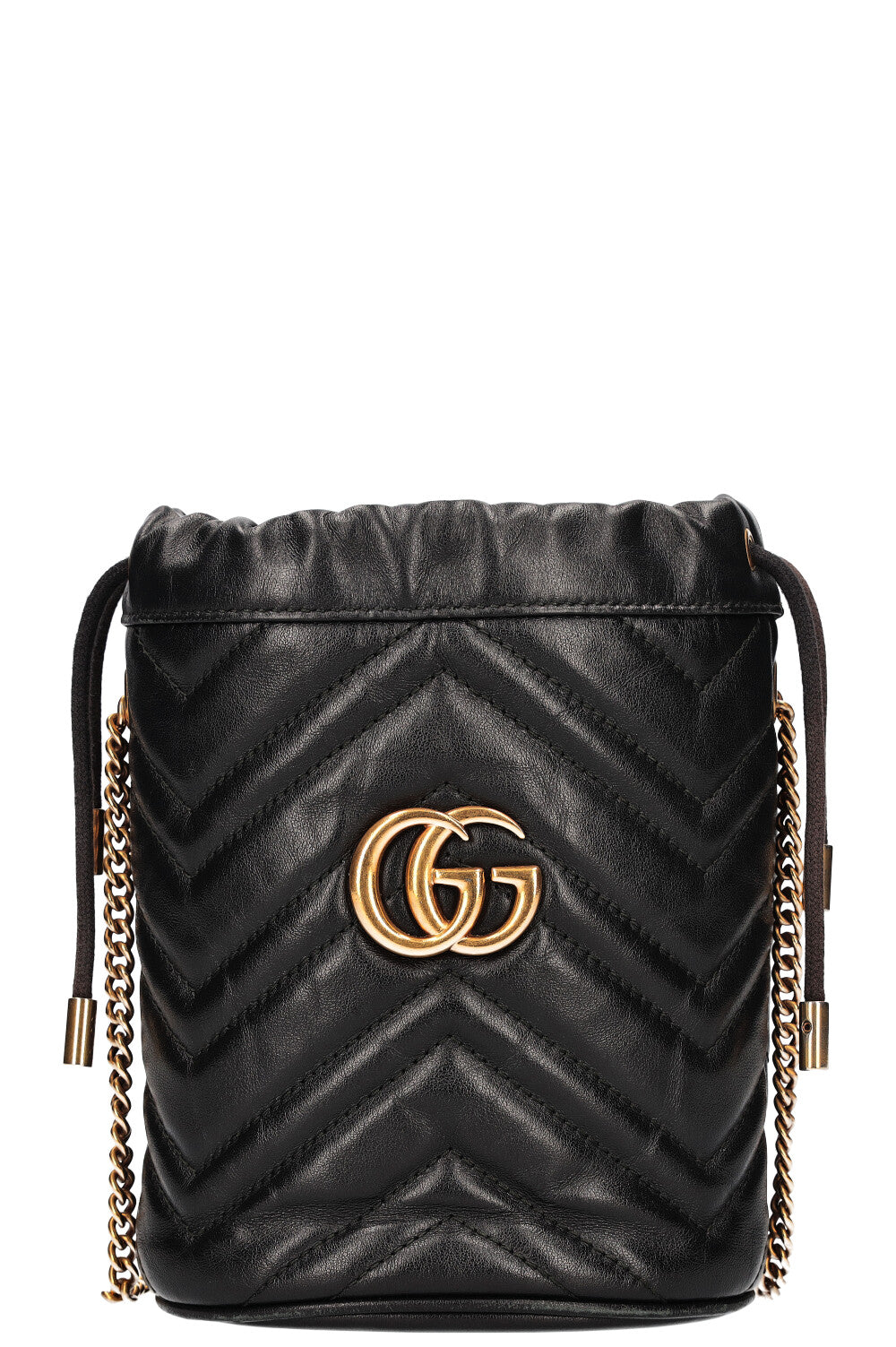 Luxury Gucci Trending 2025 Marmont Mini Bucket Bag Black