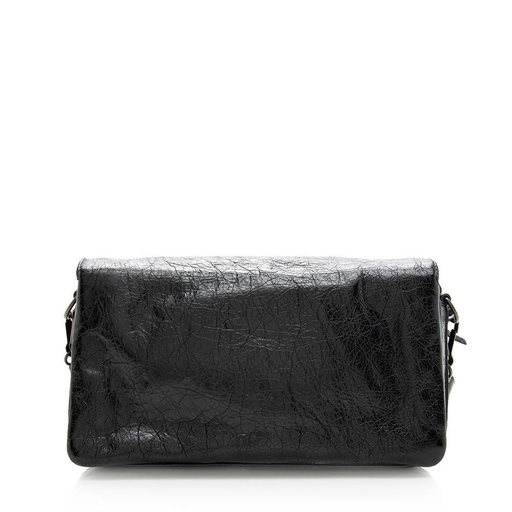 Luxury Balenciaga Agneau Classic Tool Kit Crossbody Bag (SHF-19418)