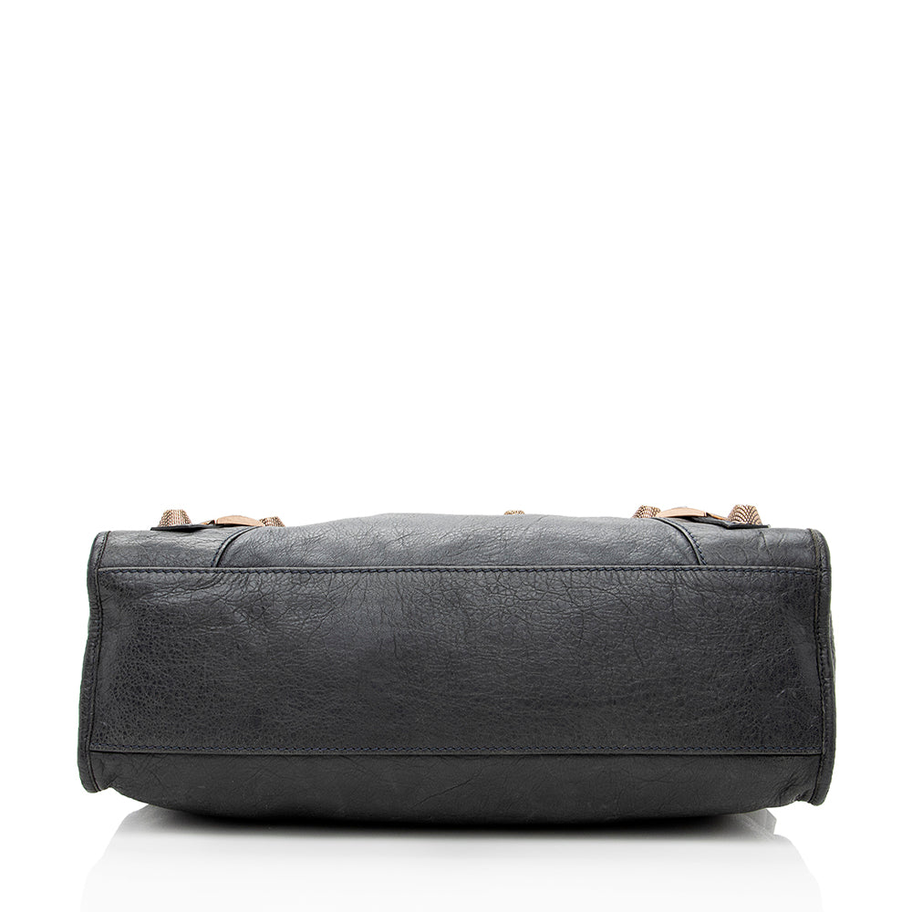 Luxury Balenciaga Agneau Giant 12 City Satchel (SHF-17635)