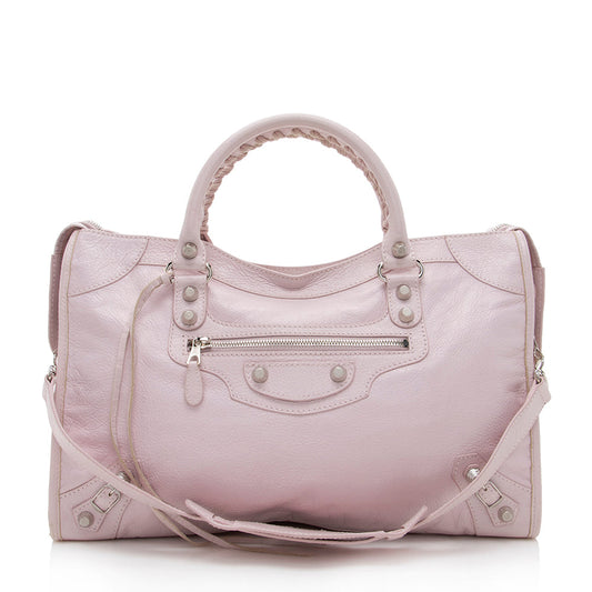 Luxury Balenciaga Agneau Giant 12 City Satchel (SHF-17835)