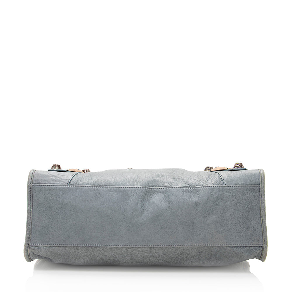Luxury Balenciaga Agneau Giant 12 City Satchel (SHF-19492)