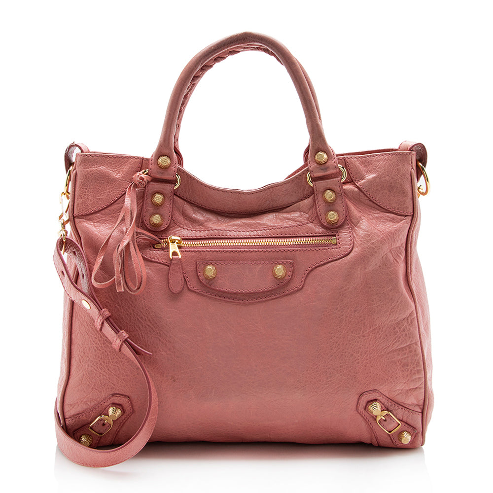 Luxury Balenciaga Agneau Giant 12 Velo Satchel (SHF-13716)