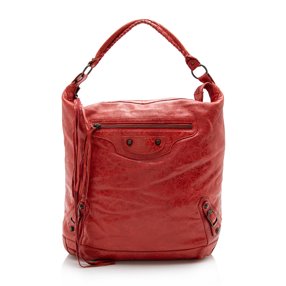 Luxury Balenciaga Arena Classic Day Hobo - FINAL SALE (SHF-16014)