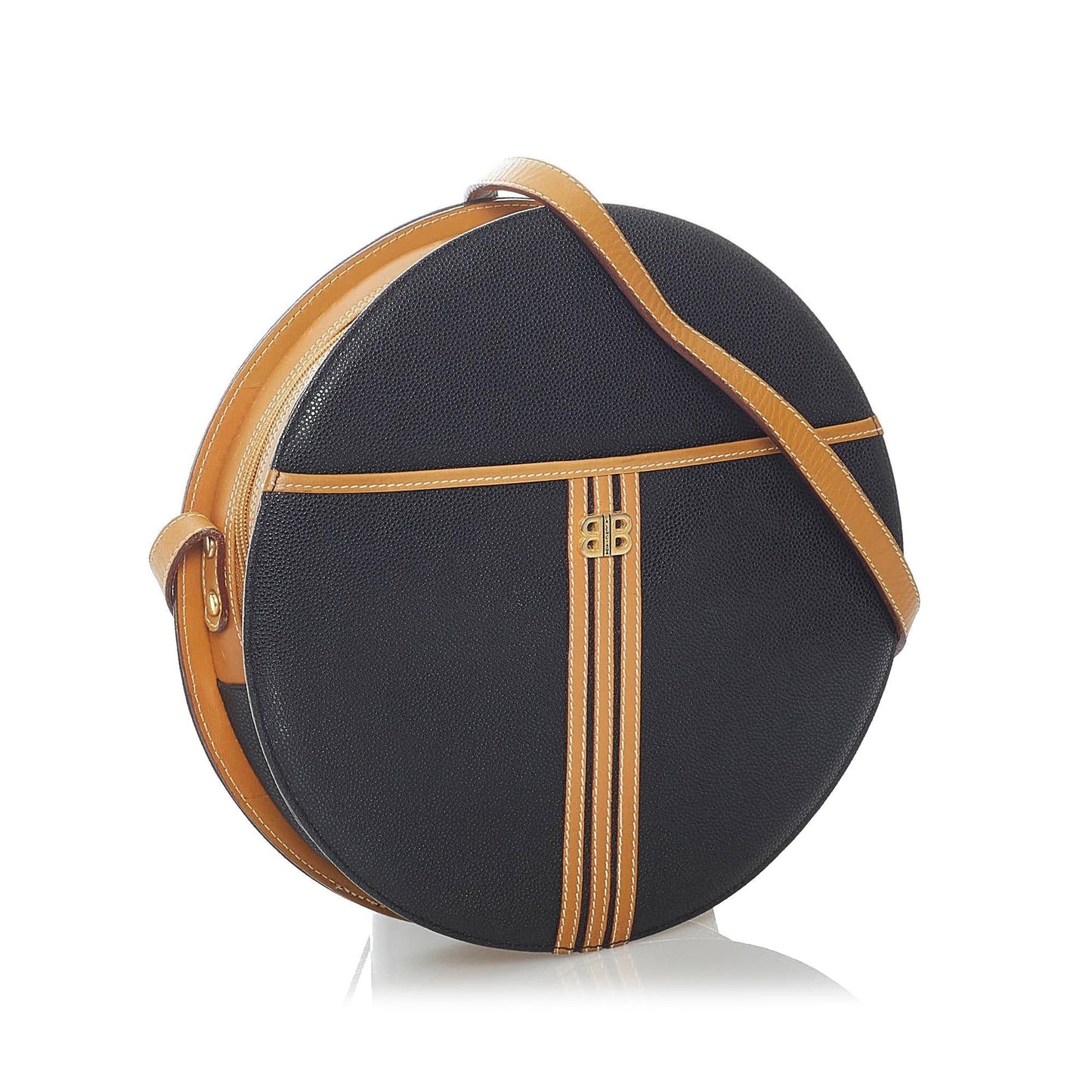 Luxury Balenciaga BB Round Leather Crossbody Bag (SHG-31875)
