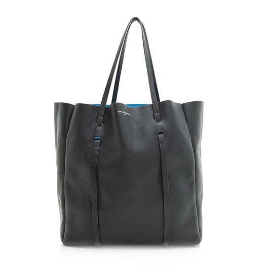 Luxury Balenciaga Calfskin Everyday Medium Tote (SHF-20311)