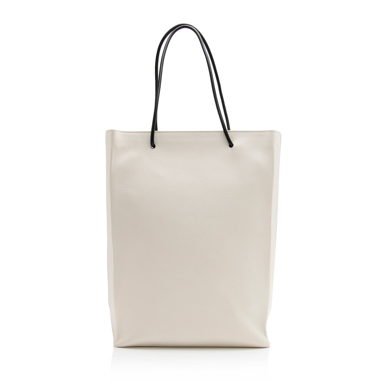 Luxury Balenciaga Calfskin Logo Medium N/S Shopper Tote (SHF-23791)