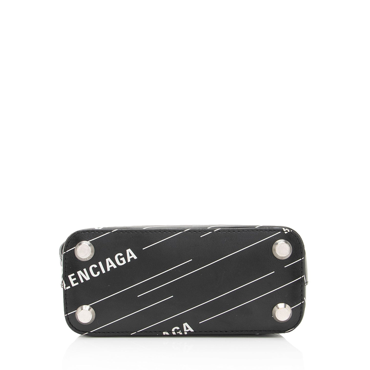 Luxury Balenciaga Calfskin Logo XXS Ville Top Handle (SHF-SiN99o)