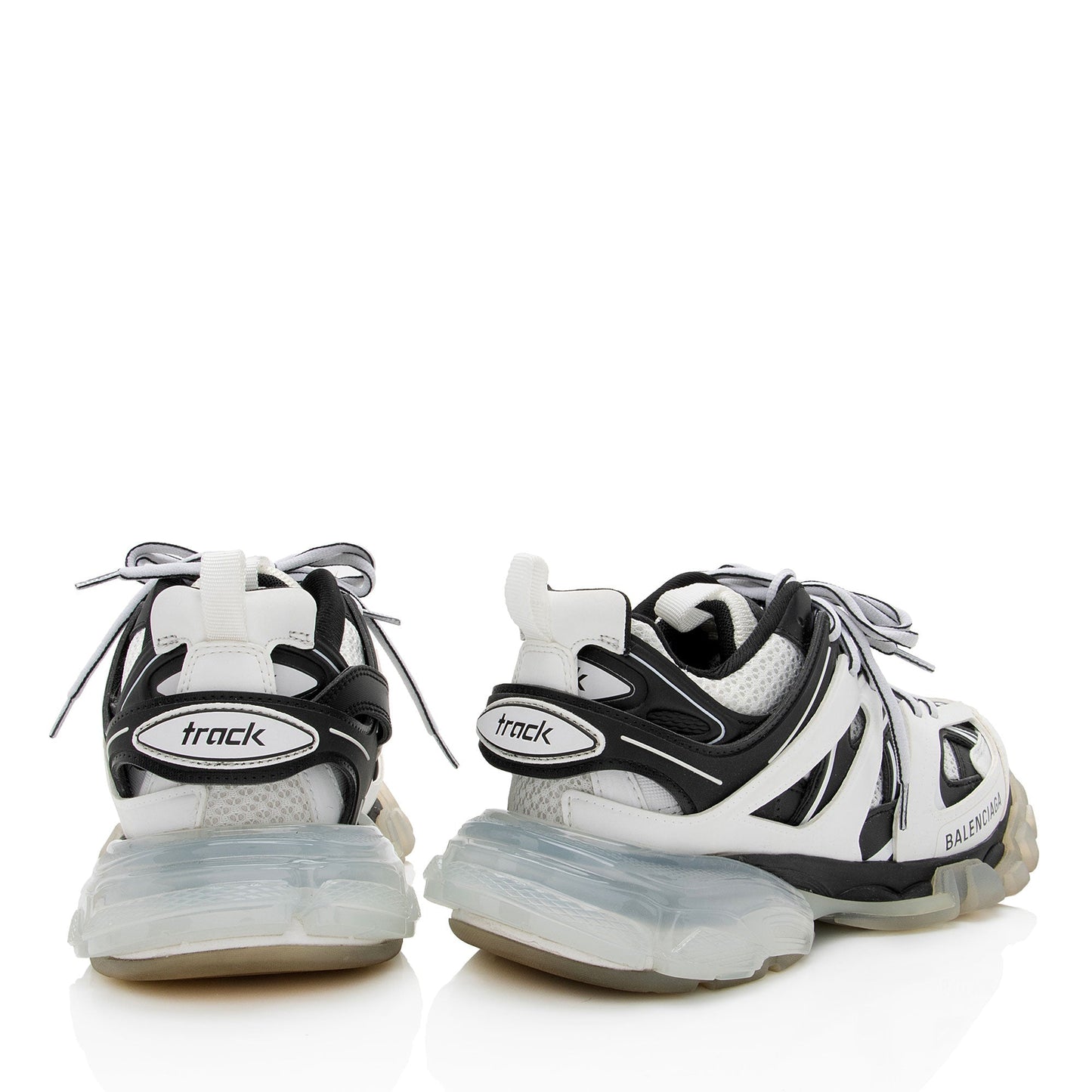 Luxury Balenciaga Calfskin Mesh Track Sneakers - Size 7 / 37 (SHF-r9eohF)