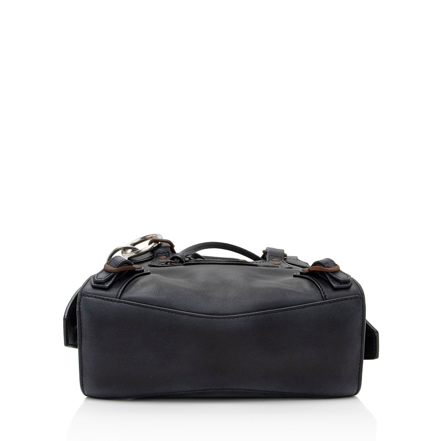 Luxury Balenciaga Calfskin Neo Classic Rust Hardware City Mini Satchel (SHF-pzIHQZ)