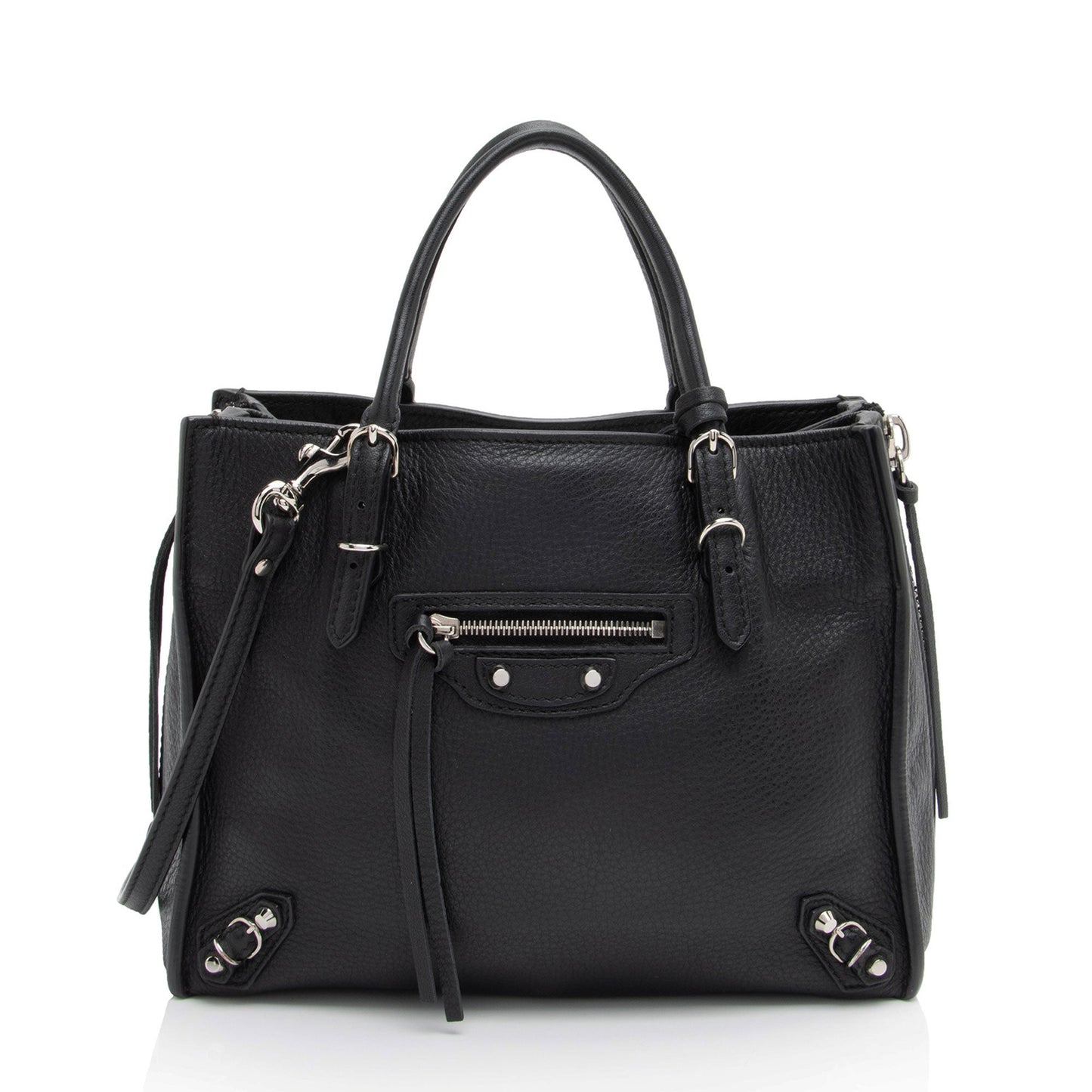 Luxury Balenciaga Calfskin Papier A4 Zip Around Mini Tote (SHF-UJ4lBR)