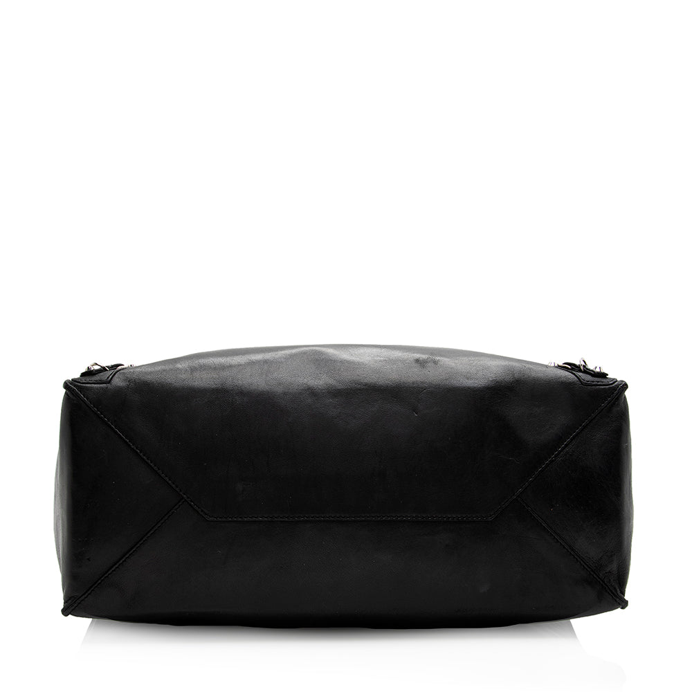 Luxury Balenciaga Calfskin Papier A4 Zip Around Large Tote (SHF-21607)
