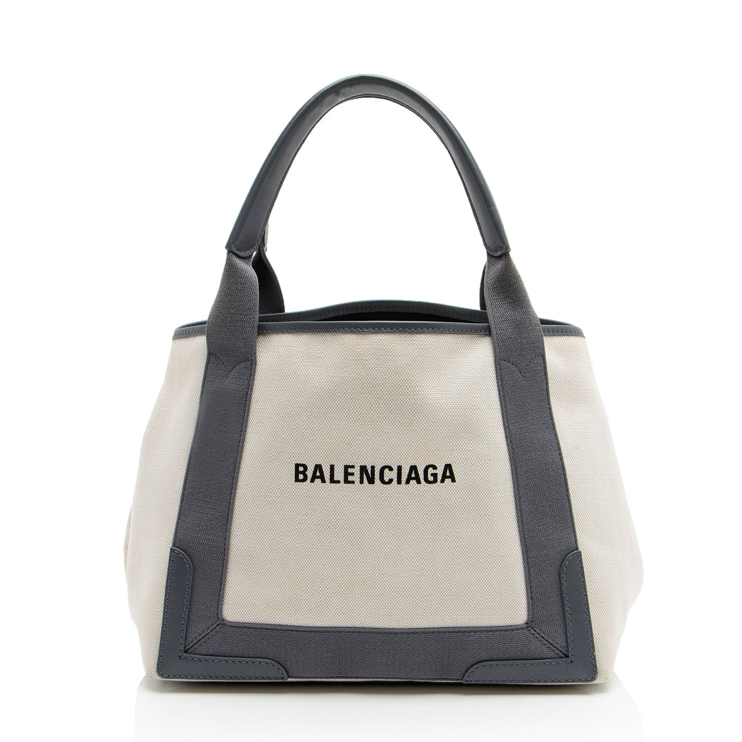 Luxury Balenciaga Canvas Logo Cabas Small Tote (SHF-Hb4Aah)