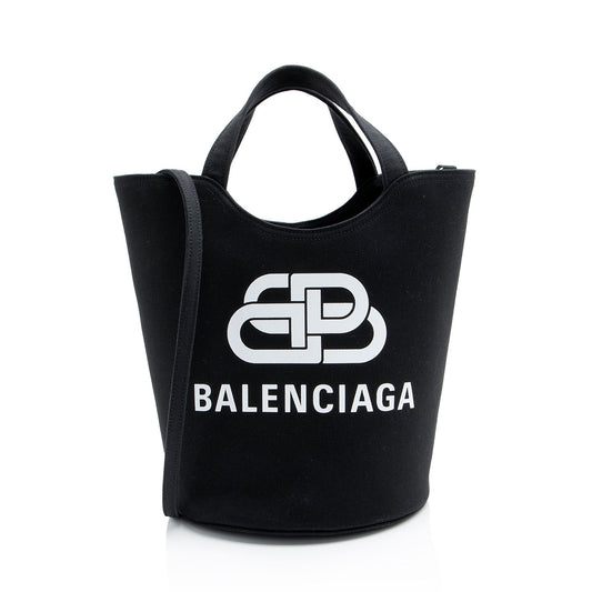 Luxury Balenciaga Canvas Wave Medium Tote (SHF-eD2jYr)