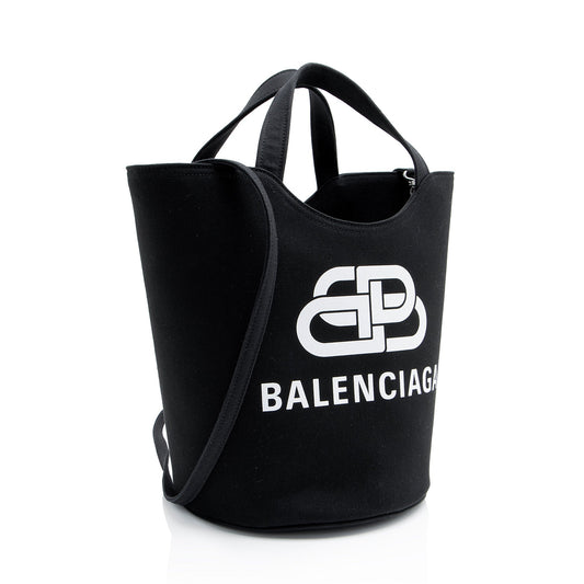 Luxury Balenciaga Canvas Wave Medium Tote (SHF-eD2jYr)