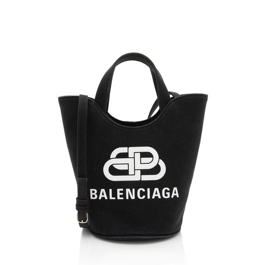 Luxury Balenciaga Canvas Wave XS Tote (SHF-xPrjdh)