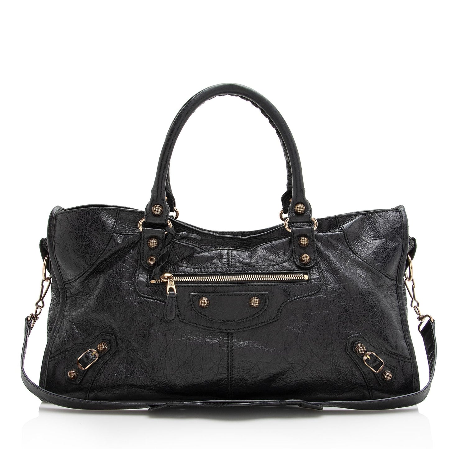 Luxury Balenciaga Chevre Giant 12 Part Time Satchel (SHF-22671)