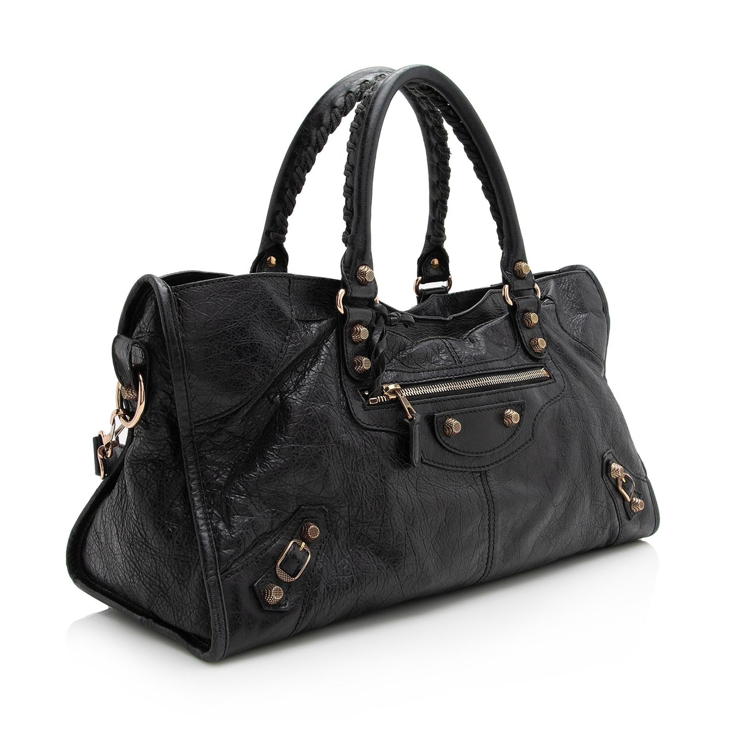 Luxury Balenciaga Chevre Giant 12 Part Time Satchel (SHF-22671)