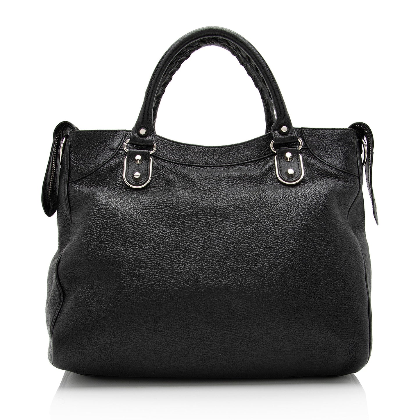 Luxury Balenciaga Chevre Metallic Edge Velo Satchel (SHF-dBQnvy)