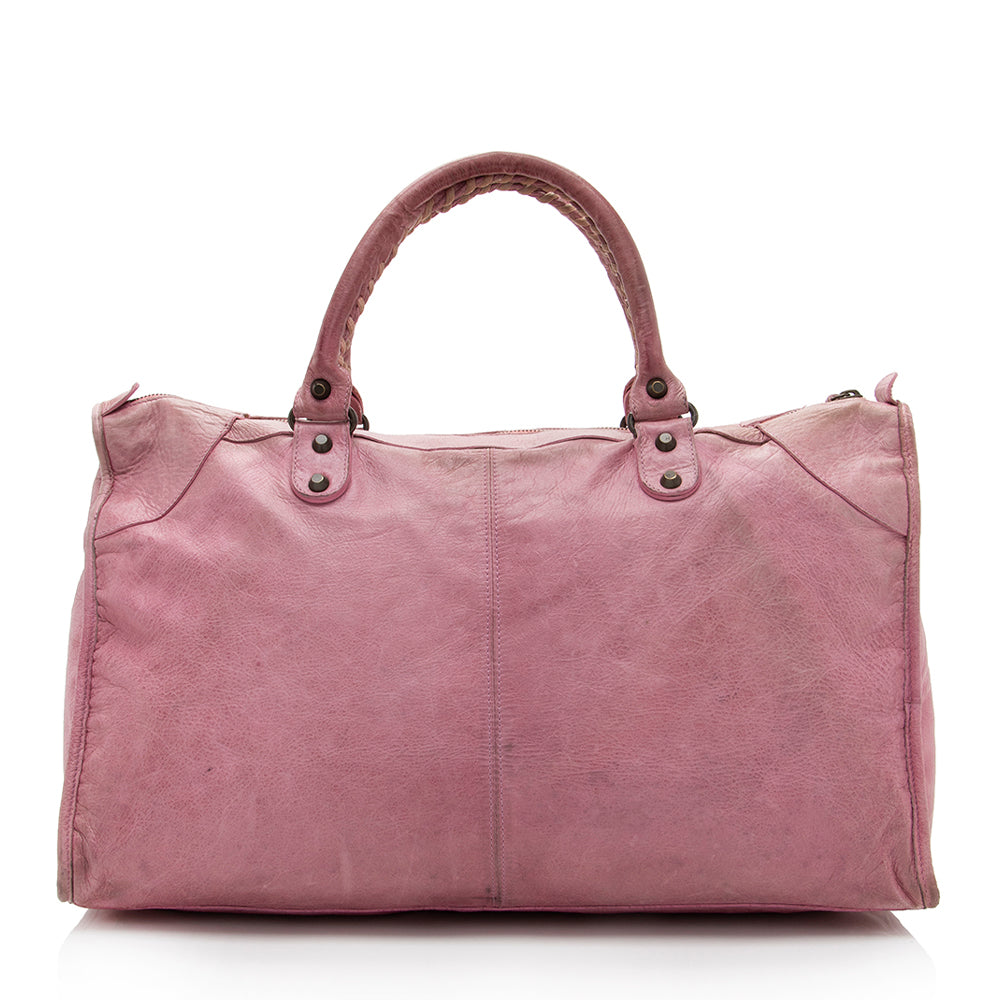 Luxury Balenciaga Chevre Work Satchel - FINAL SALE (SHF-17794)