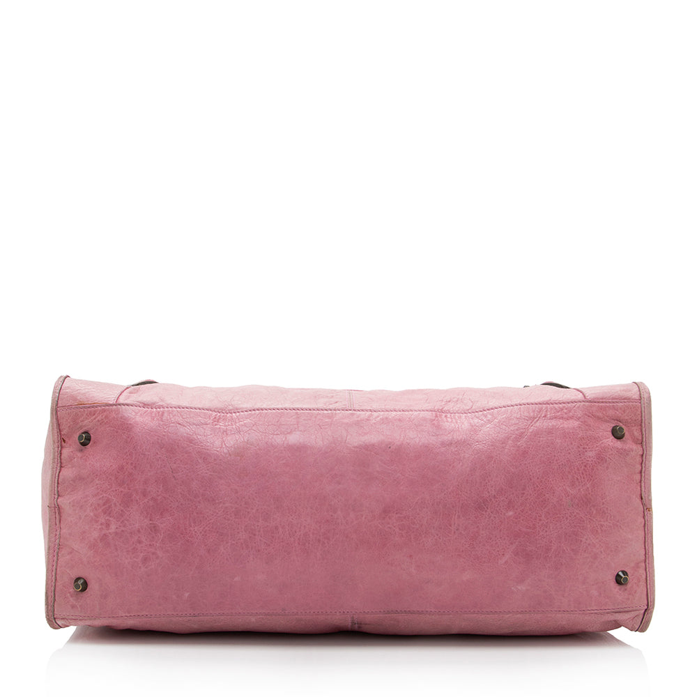Luxury Balenciaga Chevre Work Satchel - FINAL SALE (SHF-17794)