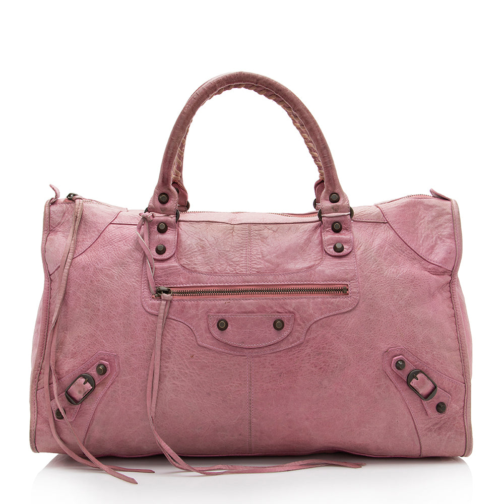 Luxury Balenciaga Chevre Work Satchel - FINAL SALE (SHF-17794)