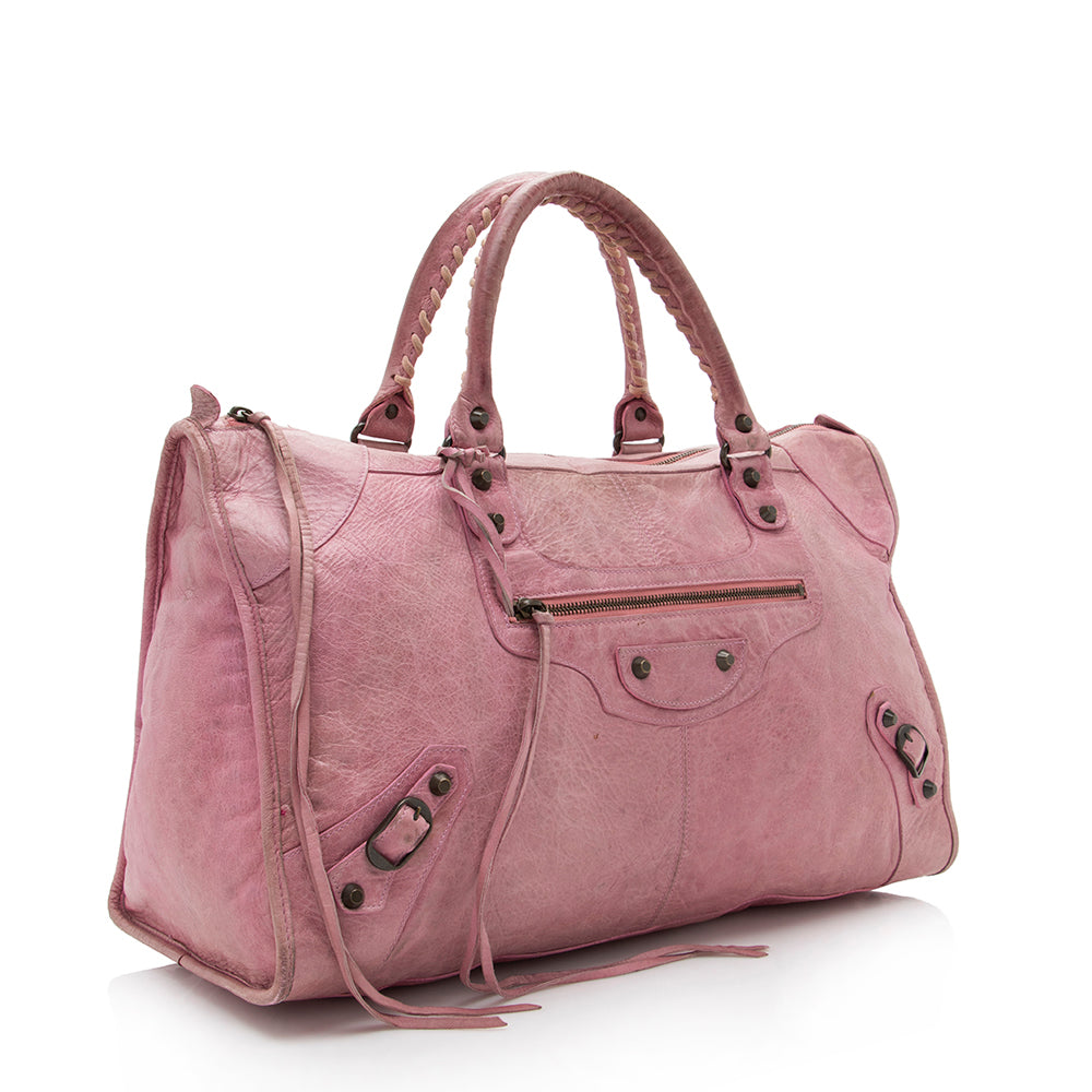 Luxury Balenciaga Chevre Work Satchel - FINAL SALE (SHF-17794)