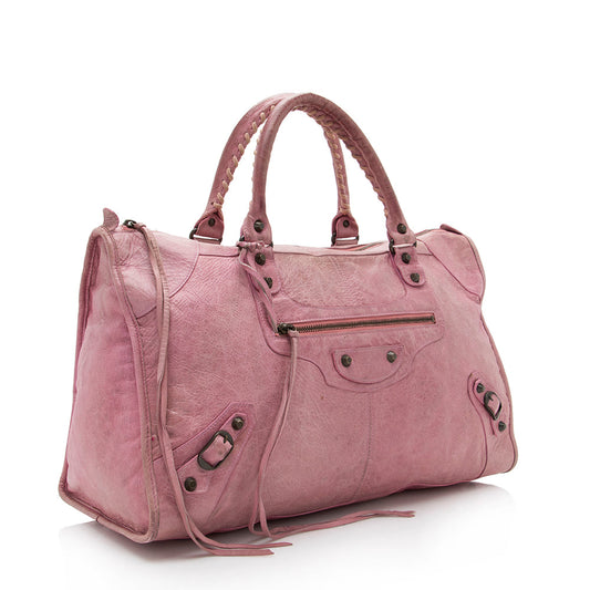 Luxury Balenciaga Chevre Work Satchel - FINAL SALE (SHF-17794)