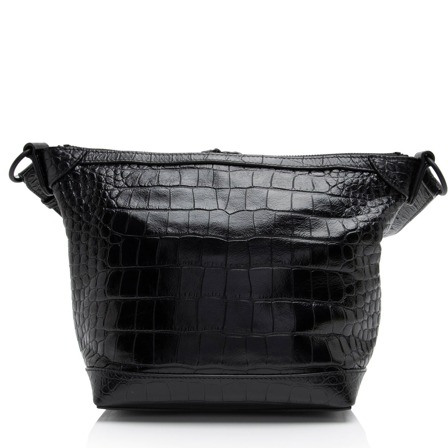 Luxury Balenciaga Croc Embossed Calfskin Neo Classic XS Hobo (SHF-eCbmjO)