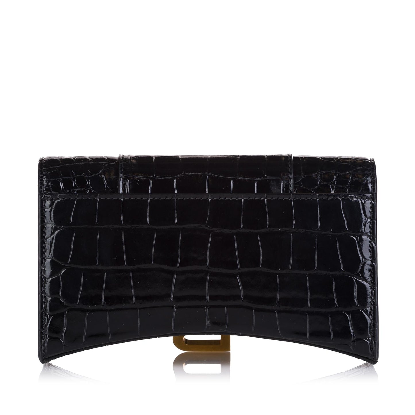 Luxury Balenciaga Embossed Hourglass Wallet On Chain (SHG-36402)