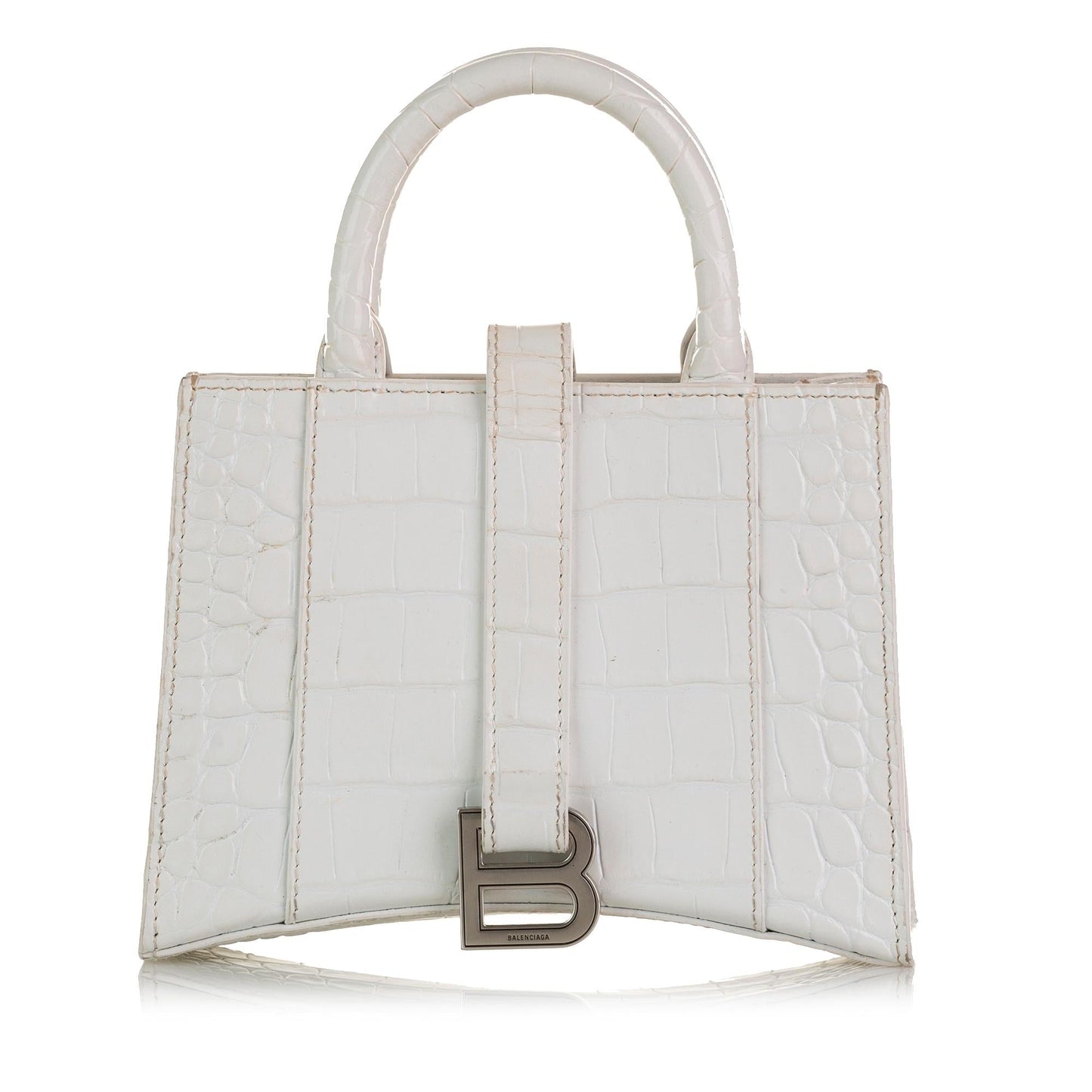 Luxury Balenciaga Embossed Hourglass XXS East West (SHG-37887)