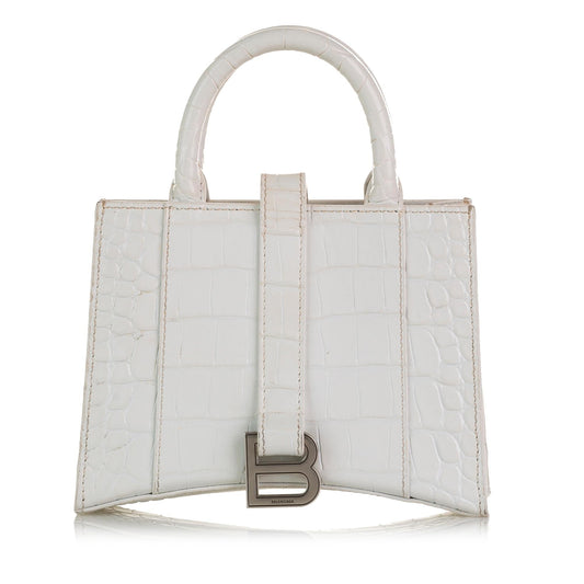 Luxury Balenciaga Embossed Hourglass XXS East West (SHG-37887)