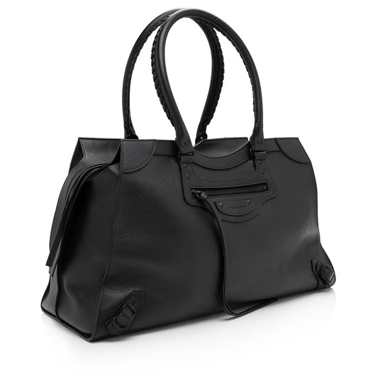 Luxury Balenciaga Grained Calfskin Neo Classic City Duffle Bag (SHF-23092)
