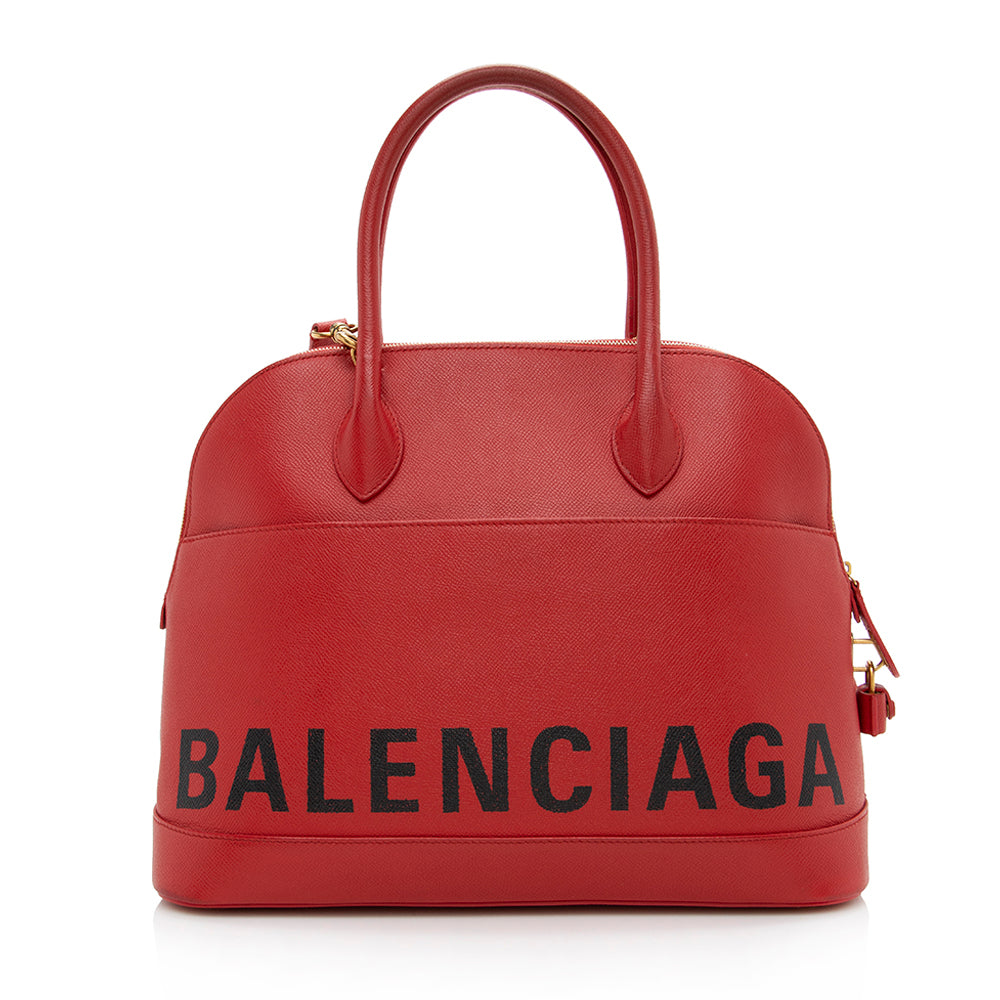 Luxury Balenciaga Grained Calfskin Ville Medium Top Handle Bag (SHF-15056)