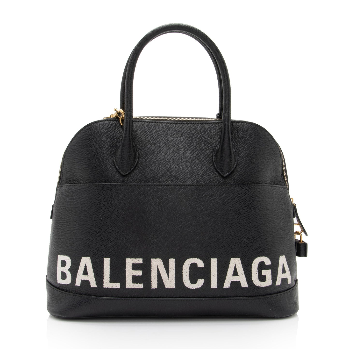 Luxury Balenciaga Grained Calfskin Ville Medium Top Handle Bag (SHF-MH72LN)