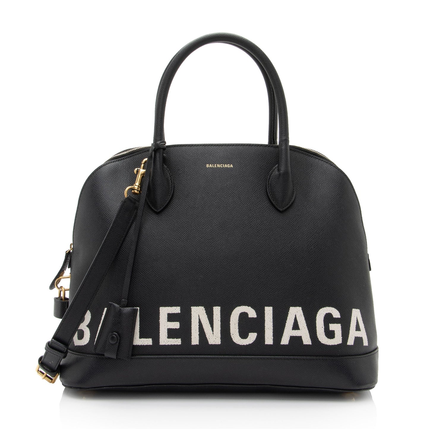 Luxury Balenciaga Grained Calfskin Ville Medium Top Handle Bag (SHF-MH72LN)