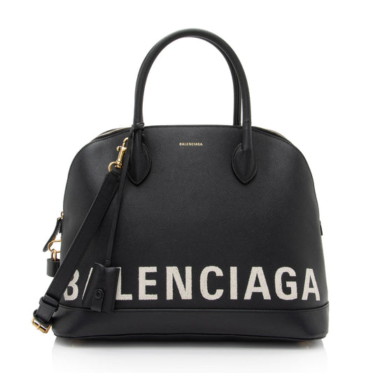 Luxury Balenciaga Grained Calfskin Ville Medium Top Handle Bag (SHF-MH72LN)